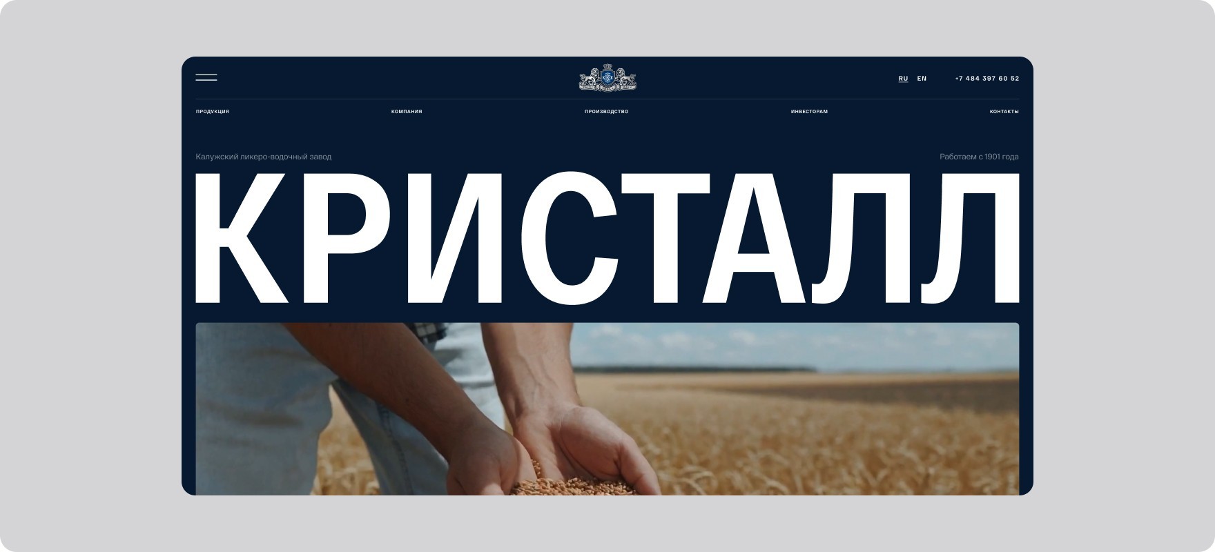 Обложка страницы проекта - Кристалл