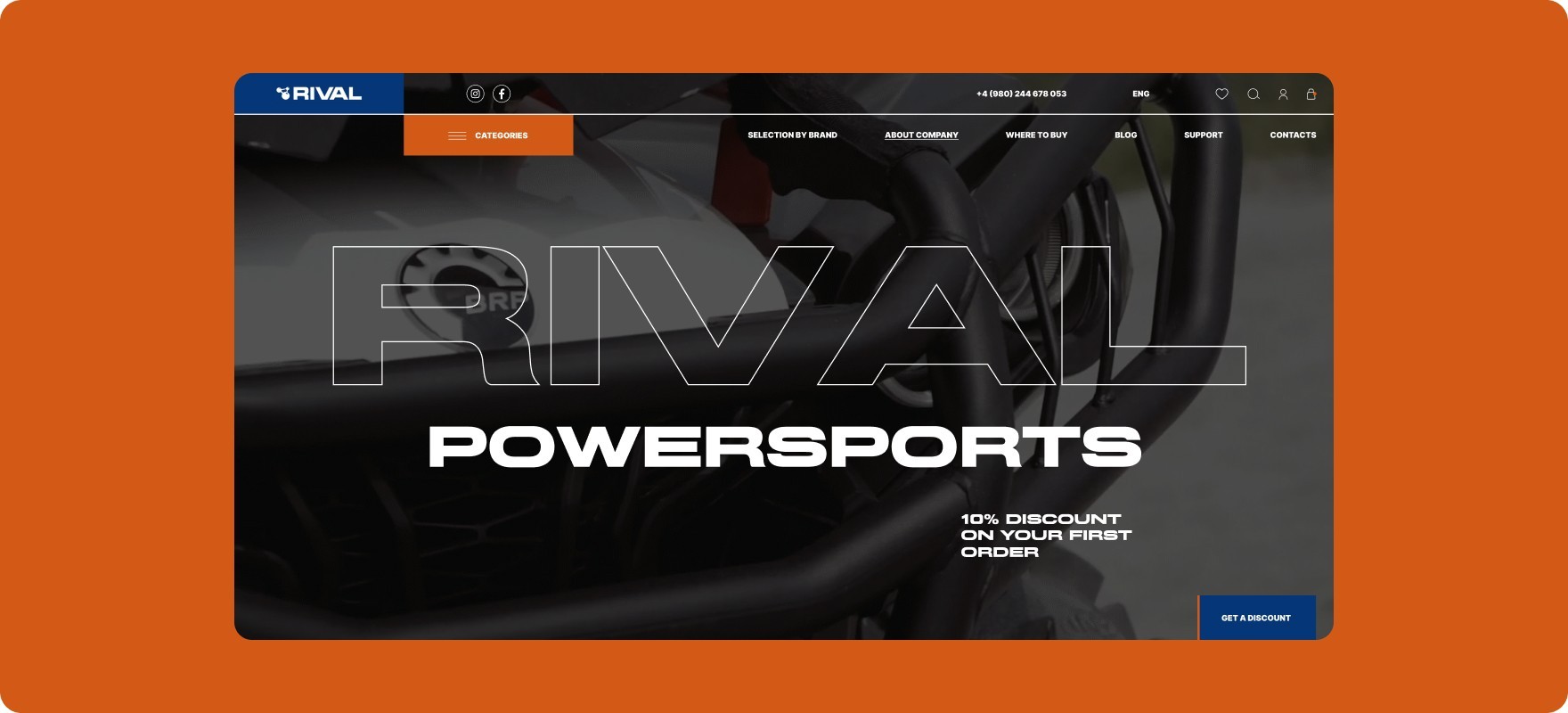 Обложка страницы проекта - Rival
