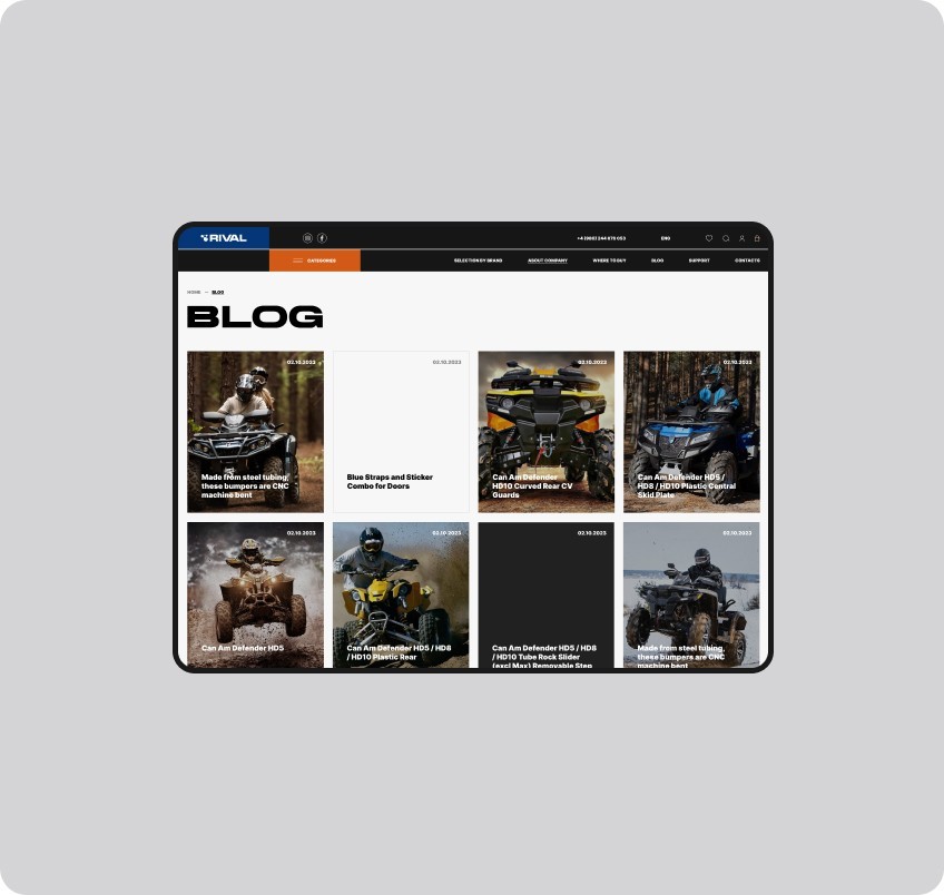 Фотография результата проекта - Rival